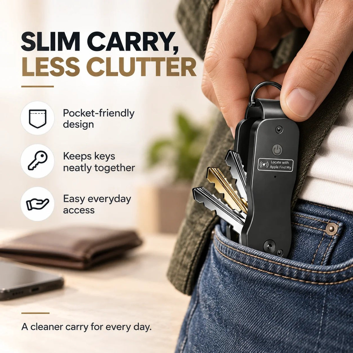 🎉🔑 Smart Key Organizer with Apple Find My — Never Lose Your Keys Again! 📍