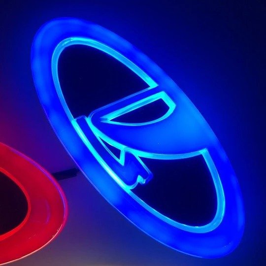 4D Car Logo Badge LED Light