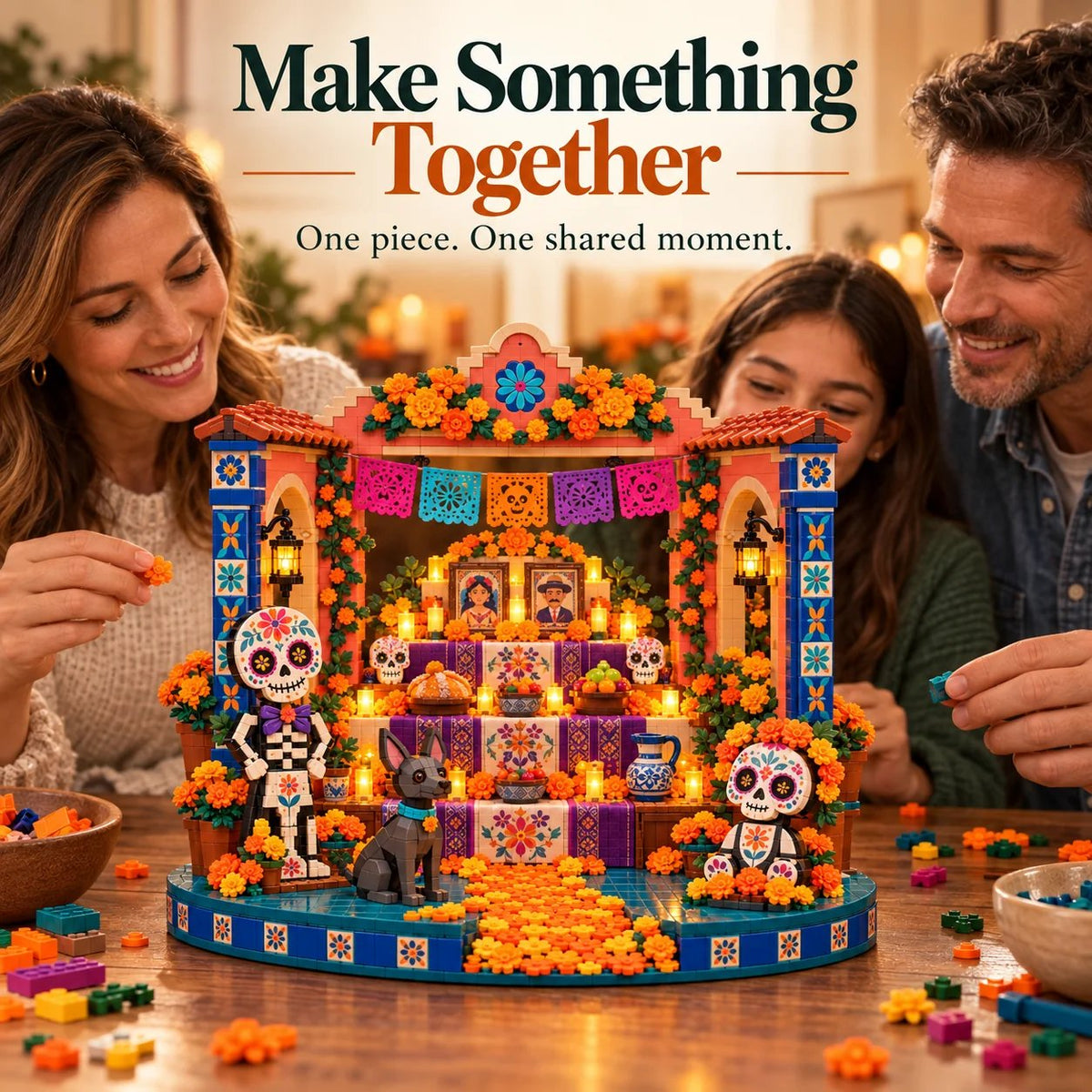 🌼 Día de los Muertos Ofrenda Building Set – A Colorful Celebration of Life & Memories