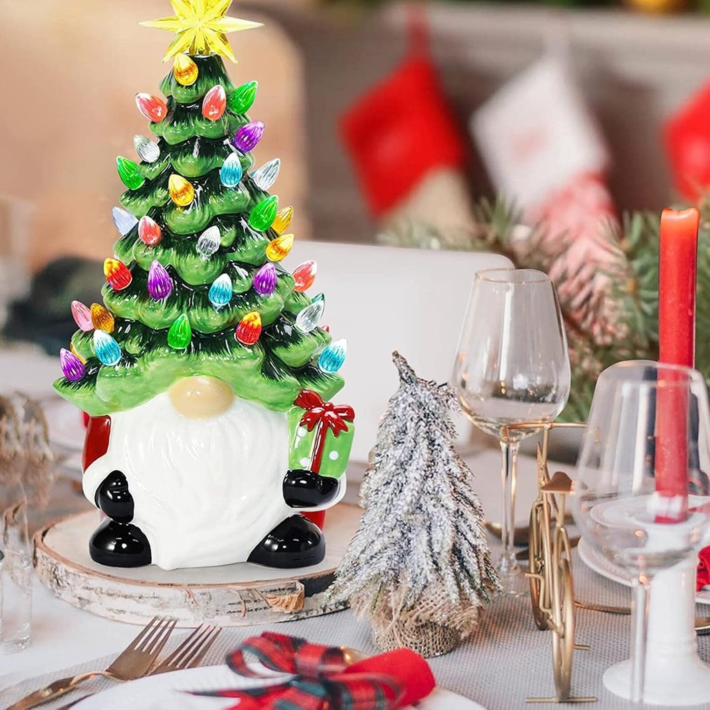 🔥 Christmas dwarf decoration with light