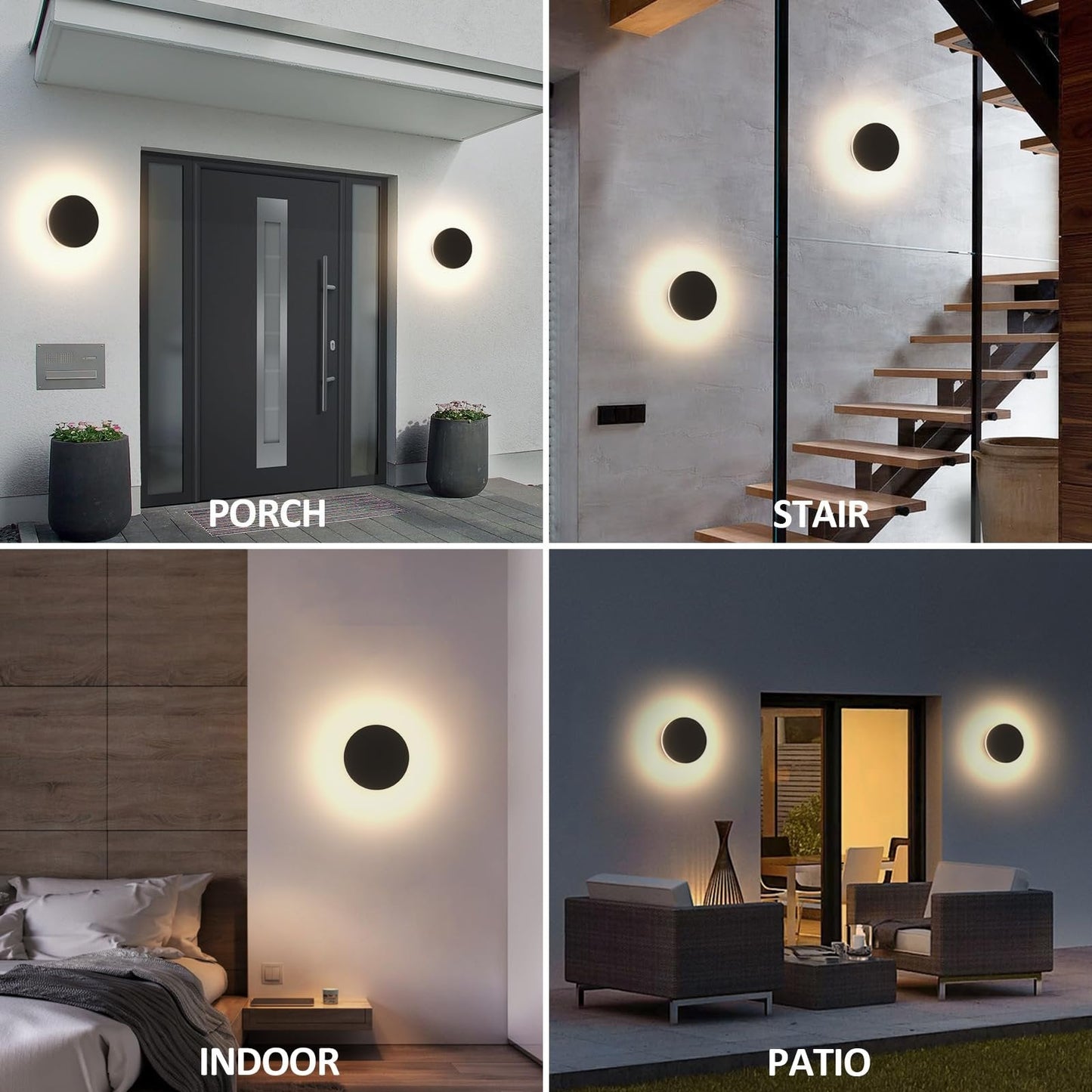 Minimalist Round LED Wall Sconce