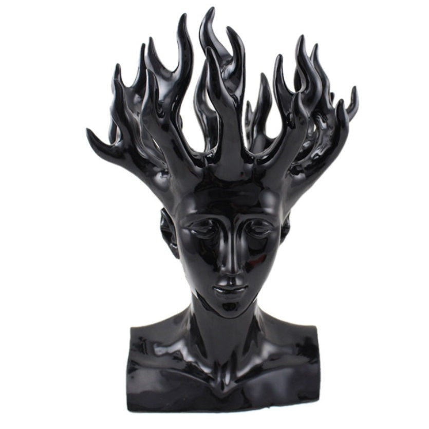 Mali Head Flower Vase