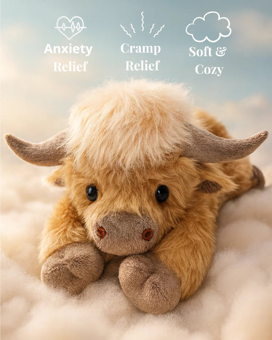 🥳 Mega Sale 49%OFF🎁Cute Cartoon Highland Cow Cuddly Toy🔥Buy 2 Free Shipping