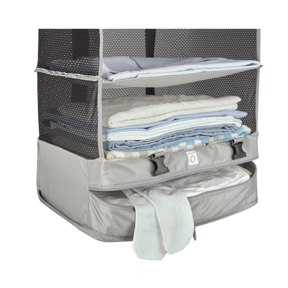 Triple organizing hanging bags
