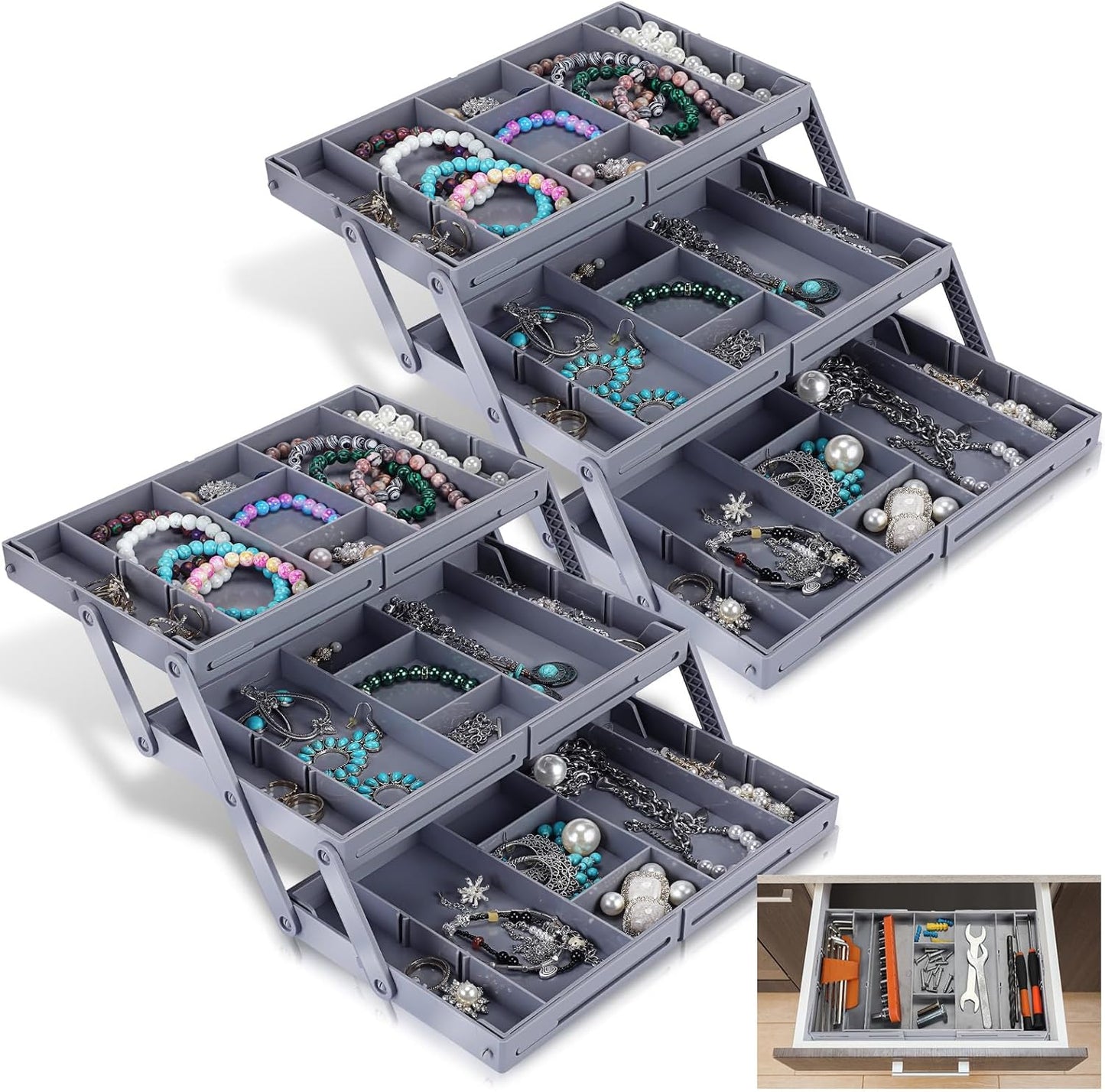 smart drawer organizer multi level
