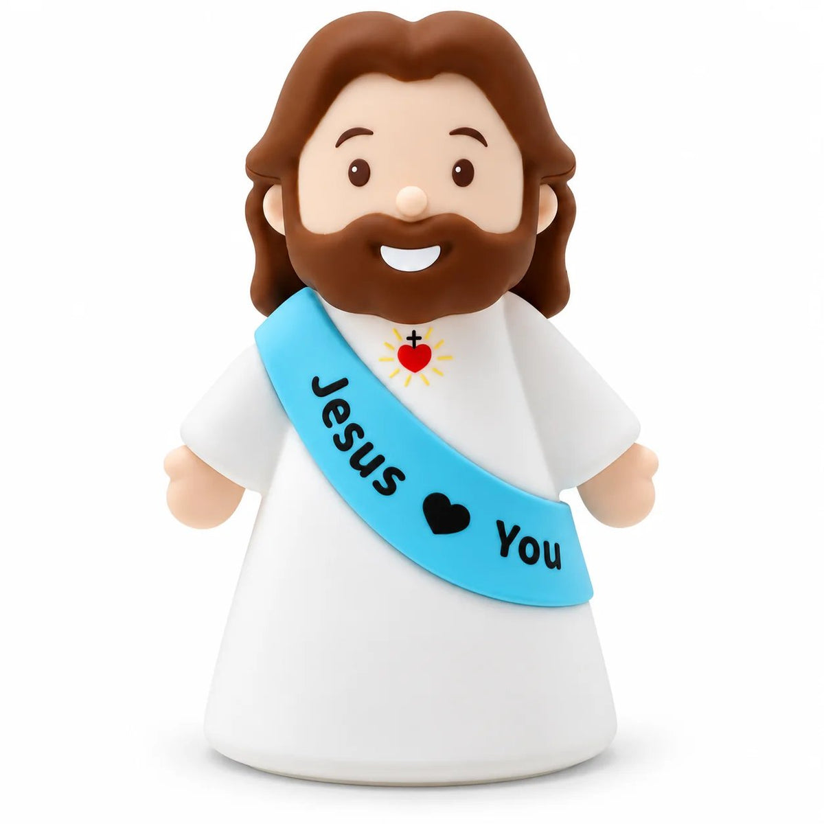 ❤️ Jesus Loves You Night Light – Cute Glowing Jesus Lamp | Christian Bedside Decor & Meaningful Faith Gift ✝️