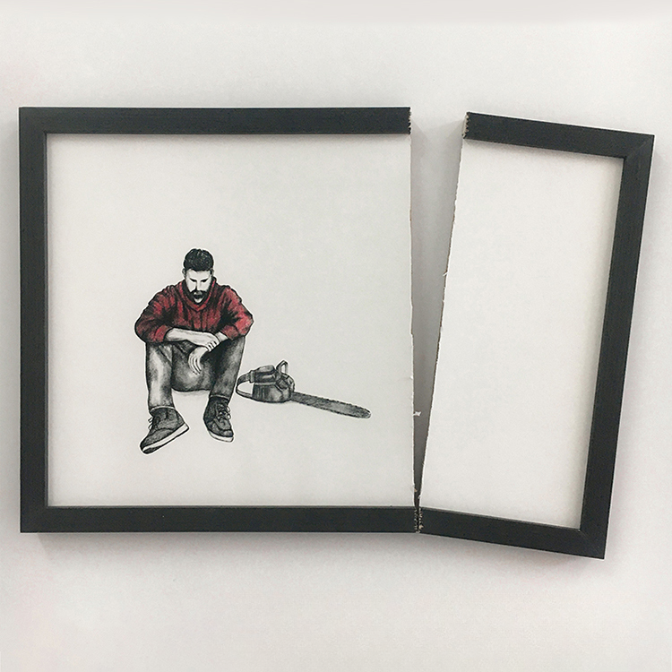 Wall-Mounted Decorative Art - The Art of Destruction
