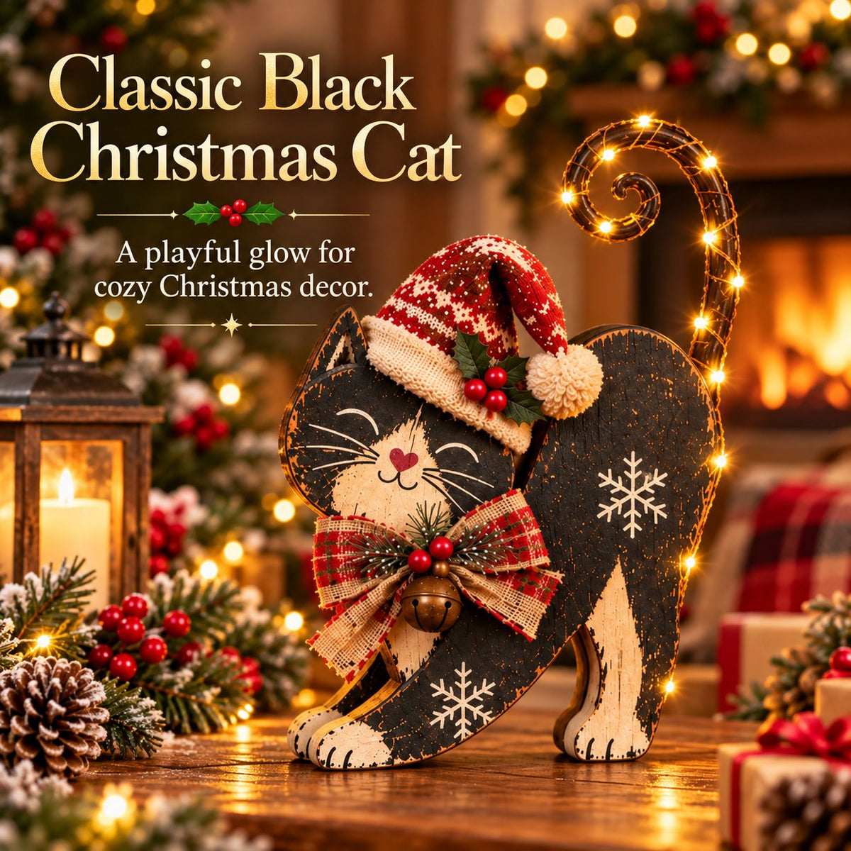 🎄 Vintage Christmas Cards with LED Lighting – 3 Designs | Warm White Light and Remote Control