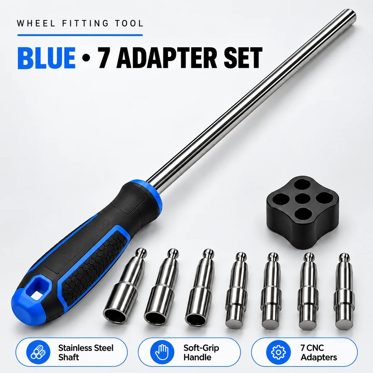 🔧 Heavy Wheel Fitting Tool – Hub Positioning & Tire Mounting Assistant