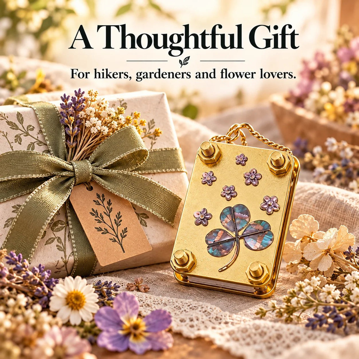 🌸Pocket-Sized Mini Flower Press – Preserve Tiny Blooms & Nature Memories 🌿