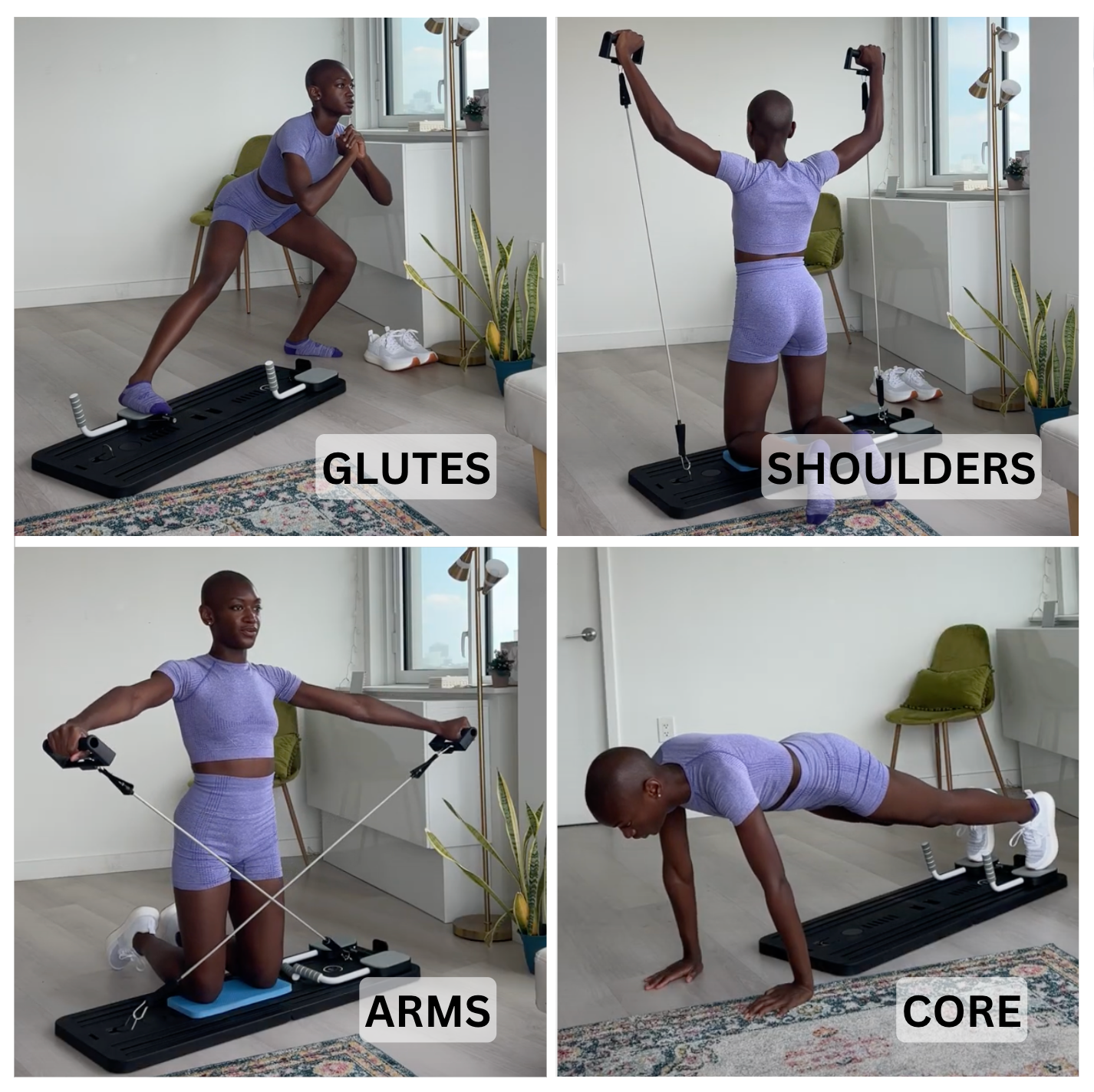 Multifunctional Mini All-in-One Pilates & Abs Fitness Trainer