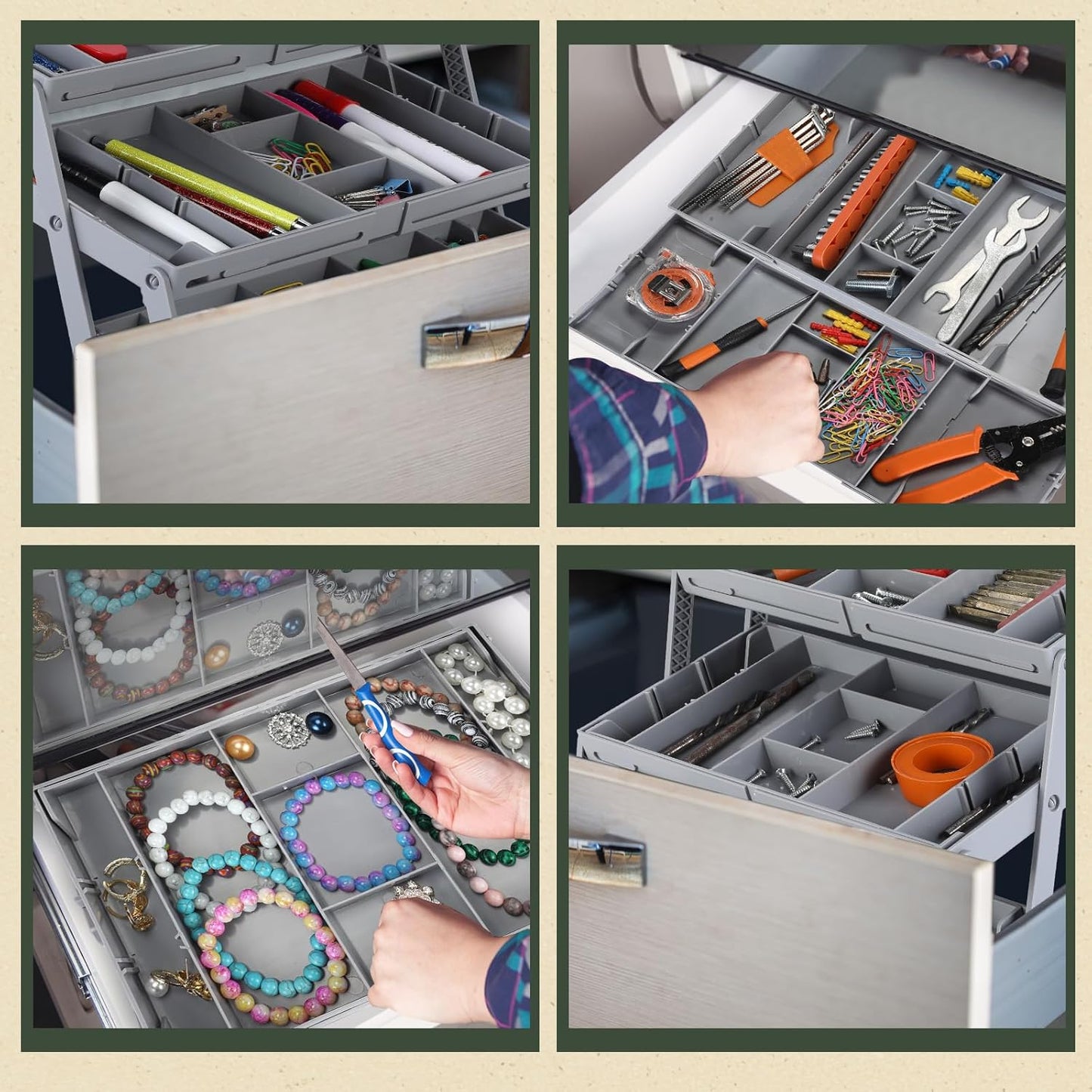 smart drawer organizer multi level