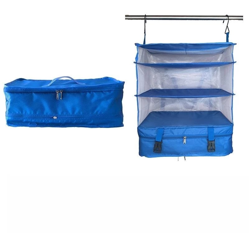 Triple organizing hanging bags