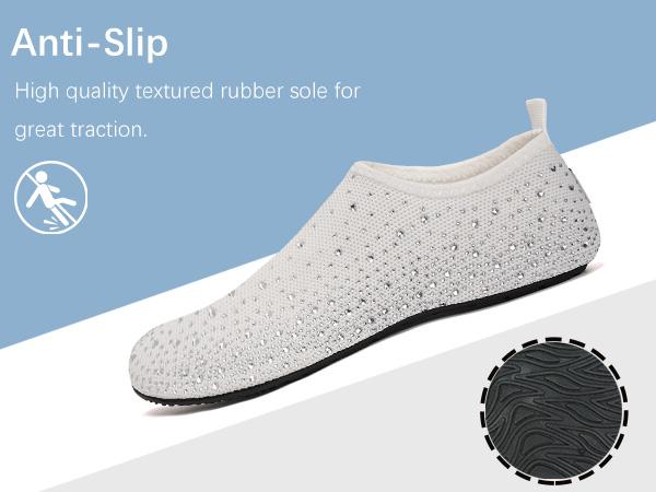 ❄️Summer Sale: $19.99❄️ - Women's Rhinestone Barefoot Adventure Shoes