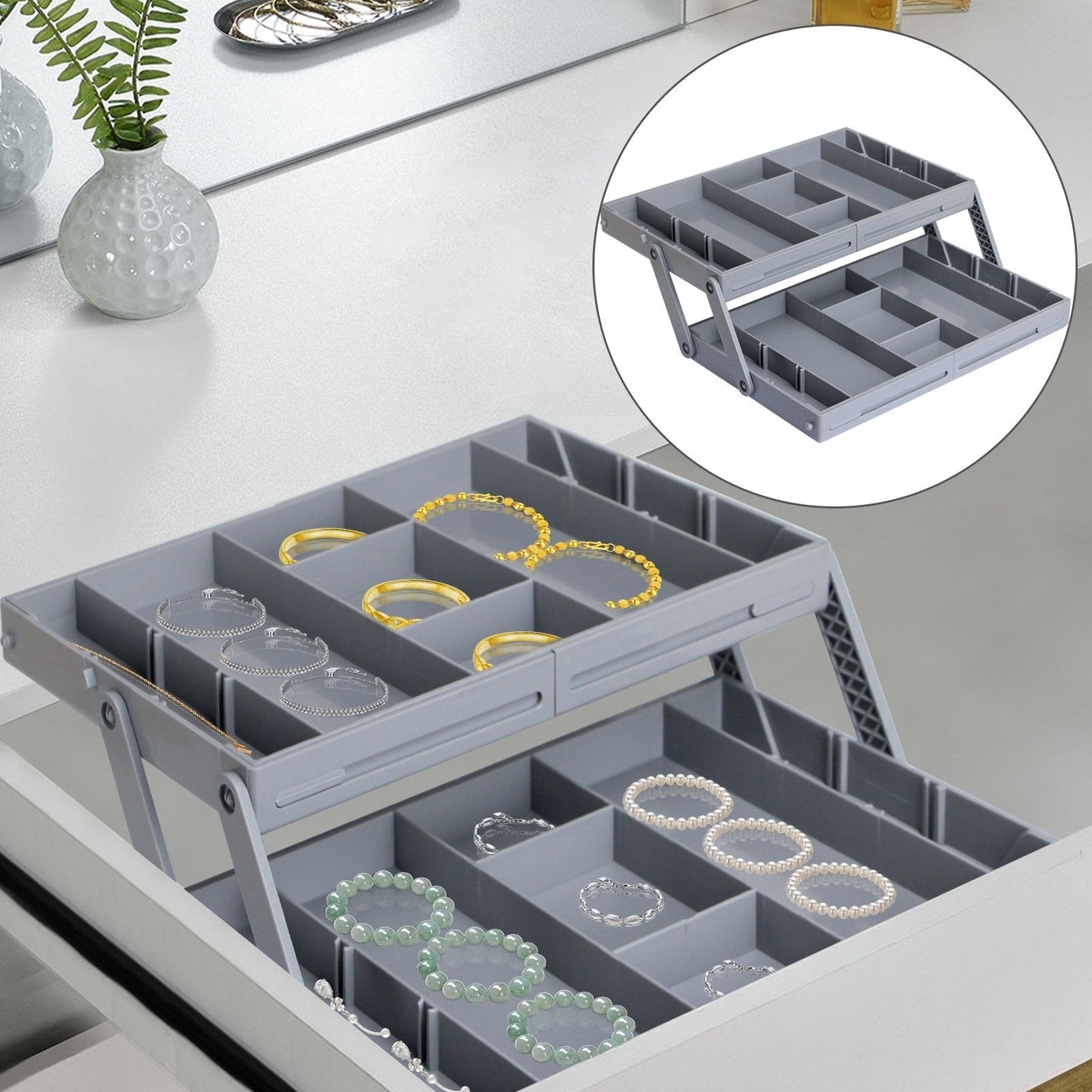 smart drawer organizer multi level