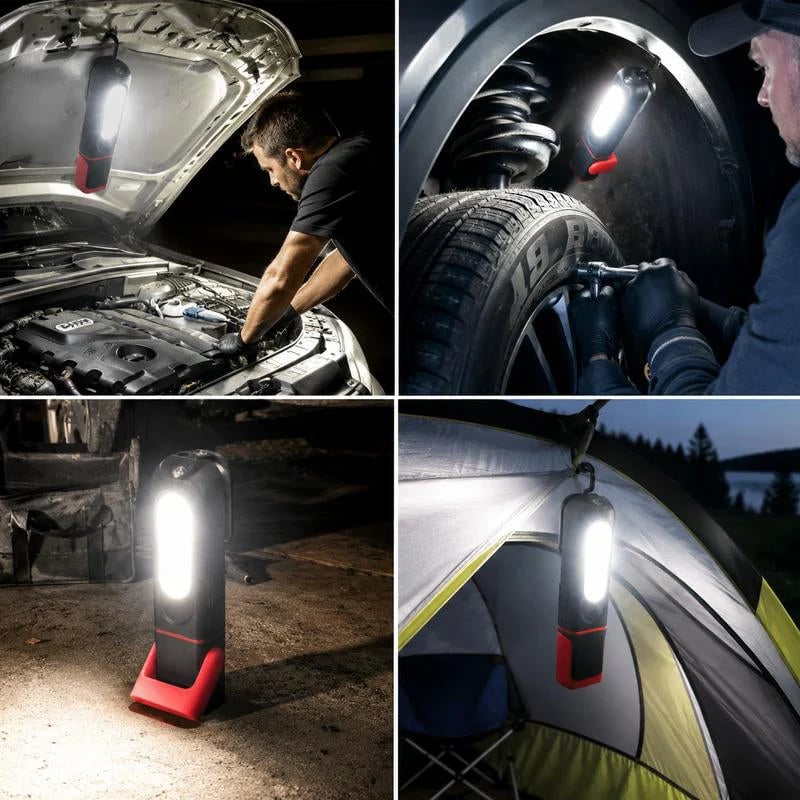 🔦 Magnetische LED Working Light USB Rechargeable Portable Inspection Trouble Light Lamp Super-Bright for Truck Car Repair
