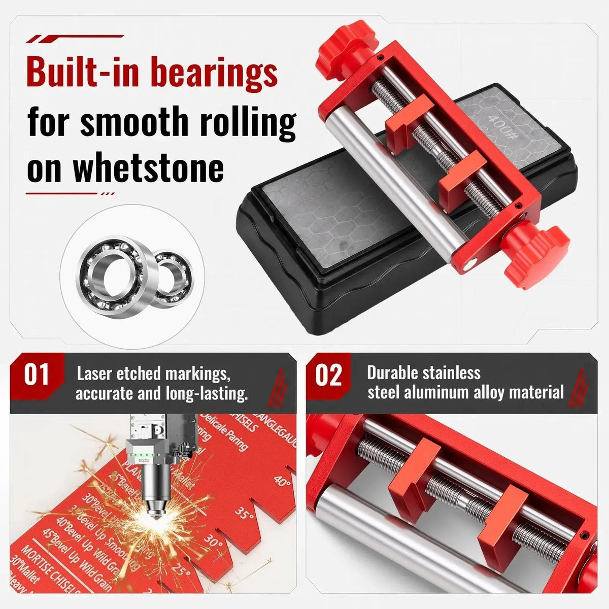 Adjustable Chisel Sharpening Jig 🔥 Precision Honing Guide for Perfect Edges