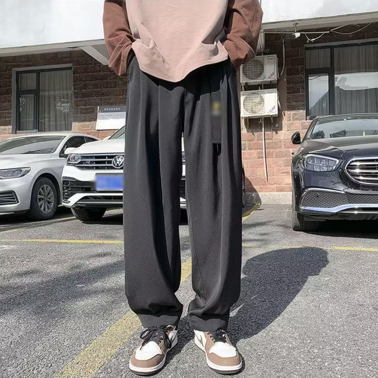 Loose Fit Wide Leg Vintage Elastic Waist Casual Pants (Buy 2 Free Shipping)