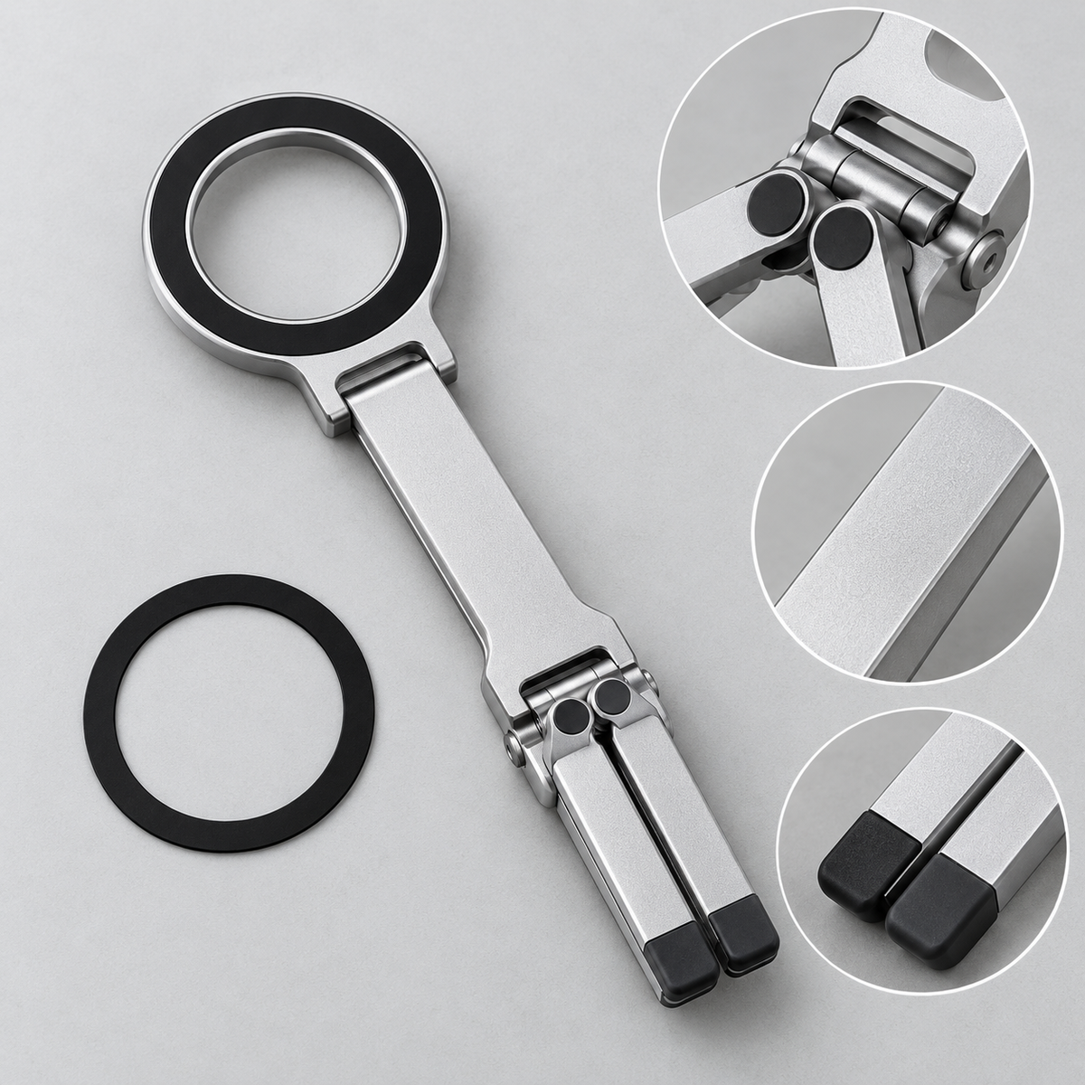 Foldable Magnetic Phone Tripod Stand