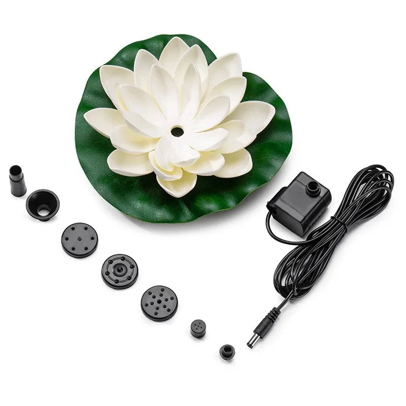 Solar Lotus Fountain