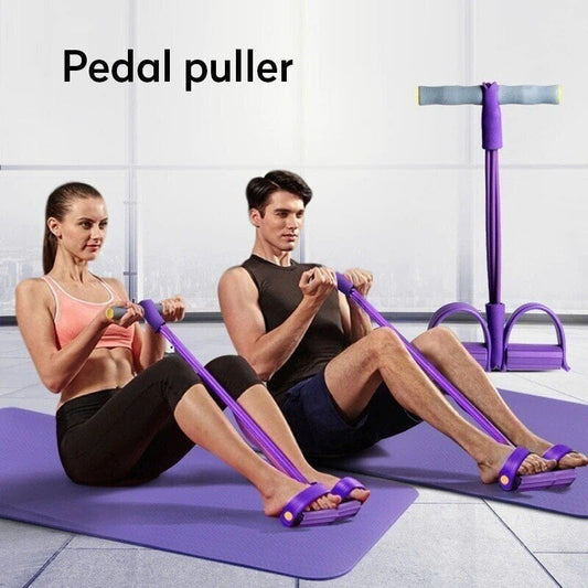 49% OFF🔥32 Fitness Resistance Bands4 Tube Pedal Ankle Puller