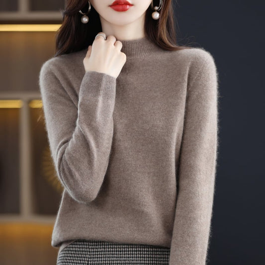 Women's cashmere sweater, 100% wool, say goodbye to static electricity - buy two and get free shipping!