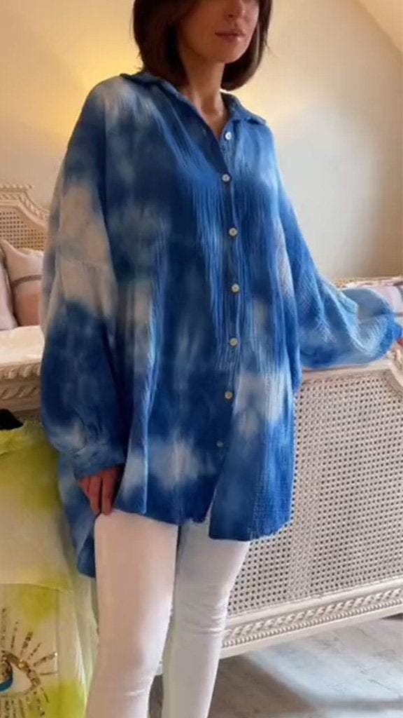 Tie Dye Sequinned Evil Eye Shirt (Buy 2 Free Shipping)