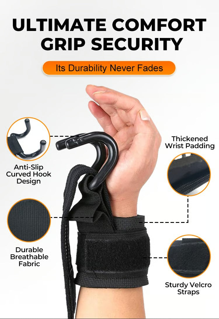 🏋️ Wrist Support Hook Grip Trainers | 1 Pair