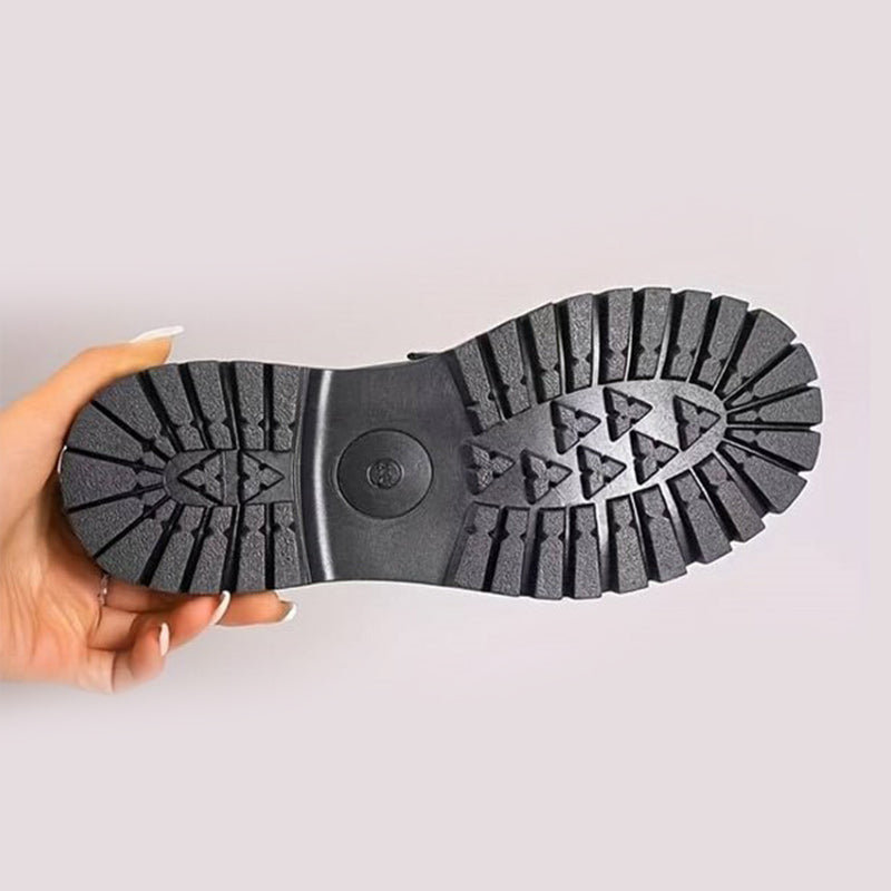 Women's platform comfortable slip-on loafers